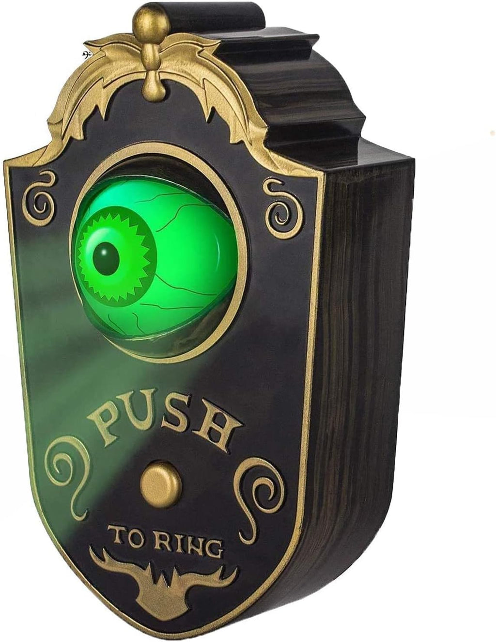 Halloween Decoration,Halloween Doorbell, One Eyed Doorbell with Spooky Sounds,Props for Haunted House Party Decor