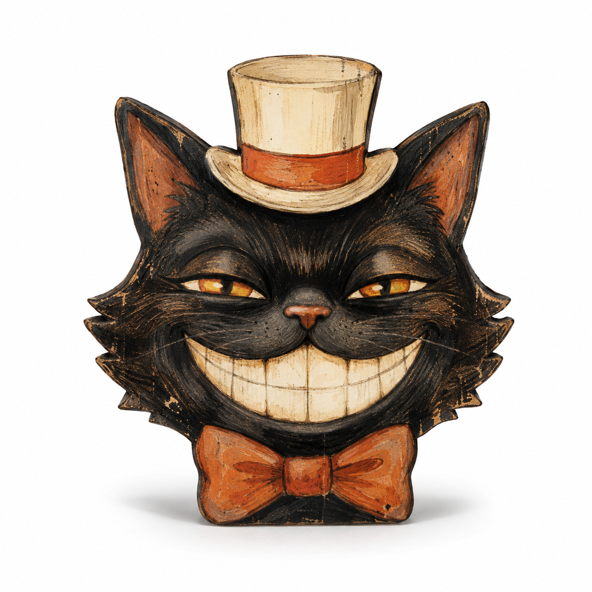 Vintage Halloween Character Wooden Tabletop Decor