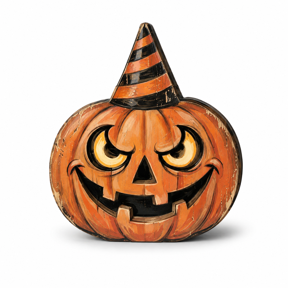Vintage Halloween Character Wooden Tabletop Decor